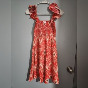 Area Stars Smocked Fit and Flare Dress